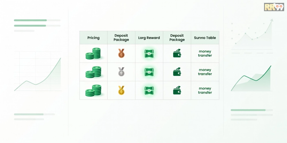 Bảng giá chi tiết các gói nạp và đổi thưởng trên rr99 năm 2025