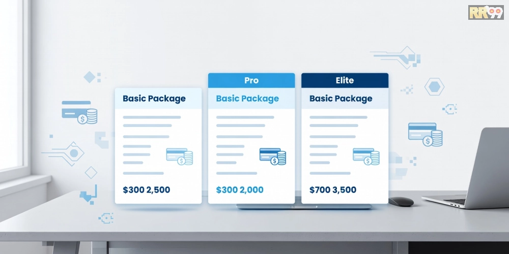 Bảng giá chi tiết các gói chơi game bài online rr99 cập nhật