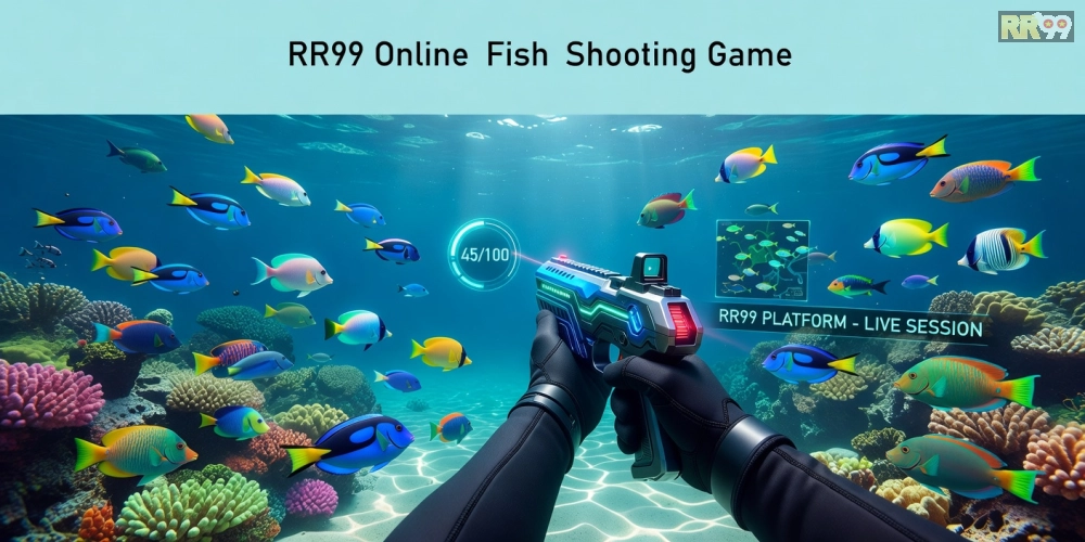 Khái niệm game bắn cá rr99 với hình ảnh minh họa đại dương sống động