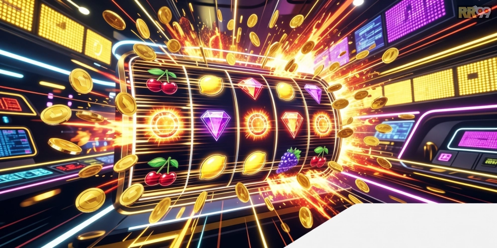 Giao diện hấp dẫn của game Jackpot Siêu Tốc trên RR99