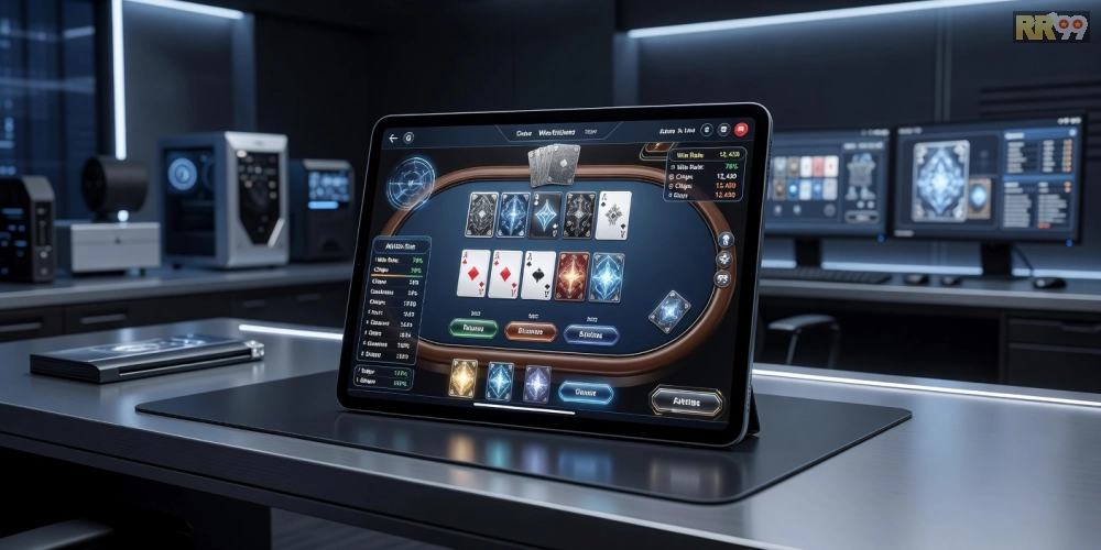 Giao diện phiên bản pro của tải game bài rr99 với các tính năng nâng cao