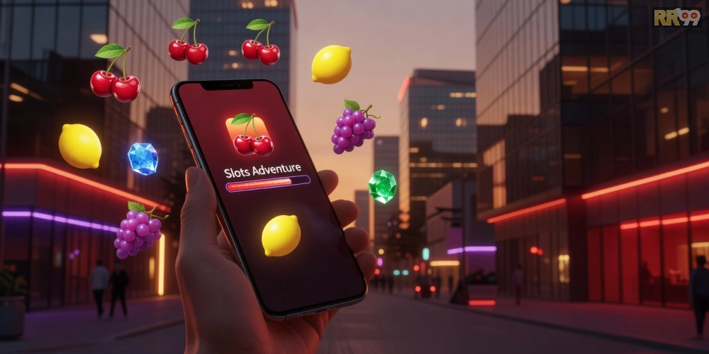 Giao diện tải game nổ hũ rr99 trên điện thoại thông minh